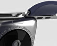 Apple Watch Series 2 38mm Stainless Steel Case Midnight Blue Modern Buckle 3d model
