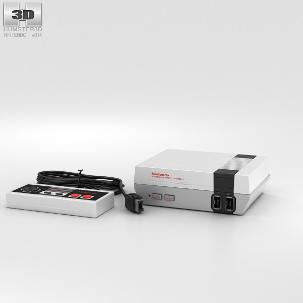 Nintendo Nes Classic Edition Modello 3D