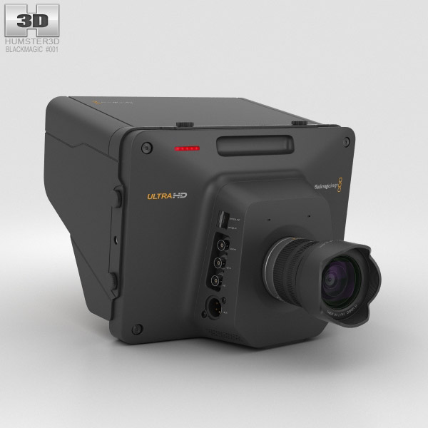 Blackmagic Studio Kamera 4K 3D-Modell