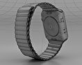 Apple Watch Series 2 42mm Stainless Steel Case Midnight Blue Leather Loop 3D模型