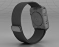 Apple Watch Series 2 42mm Stainless Steel Case Milanese Loop 3D-Modell