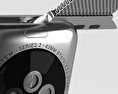 Apple Watch Series 2 42mm Stainless Steel Case Milanese Loop Modèle 3d