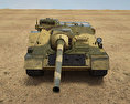 SU-100驅逐戰車 3D模型 正面图