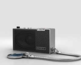 Sony ICR-100 Radio 3D model
