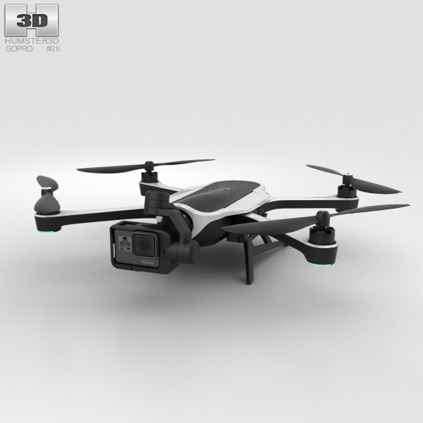 GoPro Karma Drone 3D 모델 