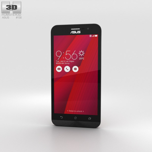 Asus Zenfone Go (ZB500KL) Glamour Red 3D model
