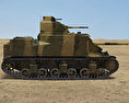 M3 Лі танк 3D модель side view
