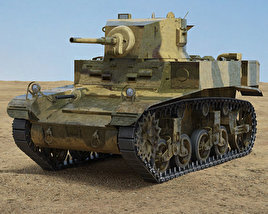 M3 Stuart 3D model
