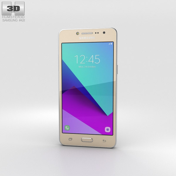 Samsung Galaxy J2 Prime Gold 3Dモデル