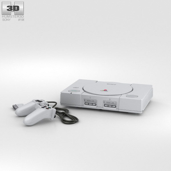 Sony PlayStation 3D model