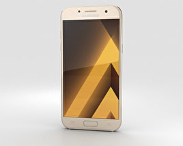 Samsung Galaxy A7 (2017) Gold Sand 3D model