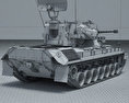 Flugabwehrkanonenpanzer Gepard 3D-Modell