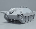 Jagdpanzer 38 Hetzer Modelo 3d argila render