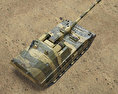 Panzerhaubitze 2000 Modelo 3d vista de cima