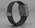 Apple Watch Series 2 38mm Space Black Stainless Steel Case Black Milanese Loop 3d model