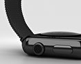 Apple Watch Series 2 38mm Space Black Stainless Steel Case Black Milanese Loop 3Dモデル