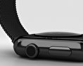 Apple Watch Series 2 42mm Space Black Stainless Steel Case Black Milanese Loop Modèle 3d