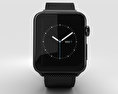 Apple Watch Series 2 42mm Space Black Stainless Steel Case Black Milanese Loop 3D-Modell
