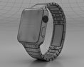 Apple Watch Series 2 38mm Stainless Steel Case Black Link Bracelet 3D 모델 
