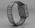 Apple Watch Series 2 38mm Stainless Steel Case Black Link Bracelet 3D模型