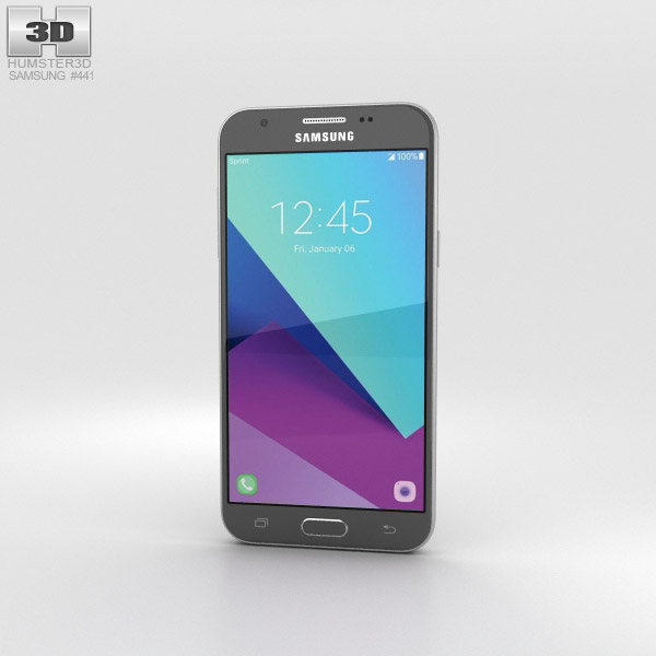 Samsung Galaxy J3 (2017) Emerge Gray Modèle 3D