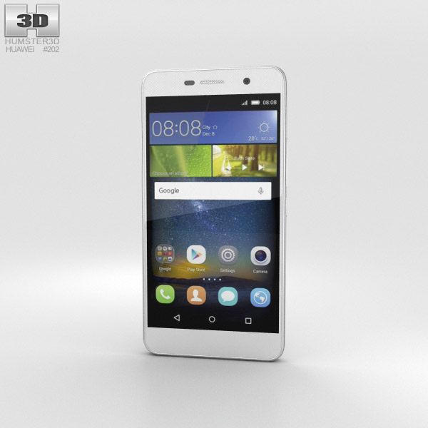Huawei Honor Holly 2 Plus Bianco Modello 3D