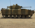 K21步兵戰車 3D模型 侧视图