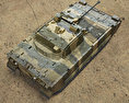 K21步兵戰車 3D模型 顶视图