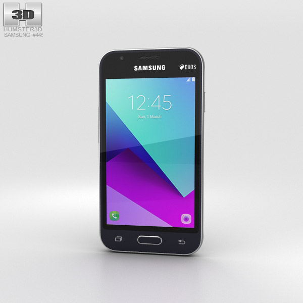 Samsung Galaxy J1 Mini Prime 黒 3Dモデル