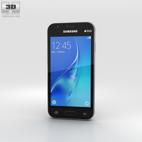 Samsung Galaxy J1 Nxt Schwarz 3D-Modell