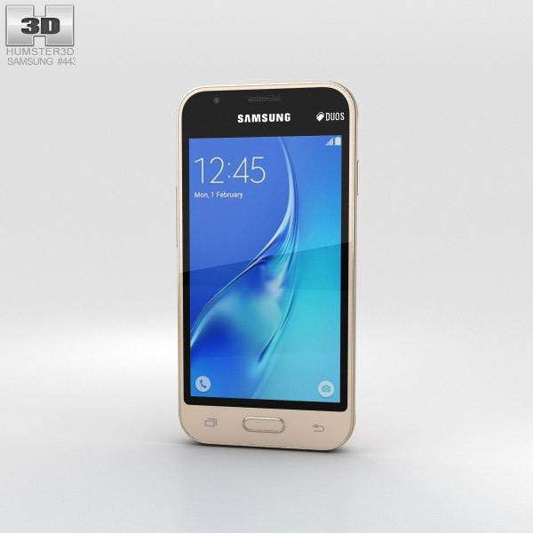 Samsung Galaxy J1 Nxt Gold 3Dモデル