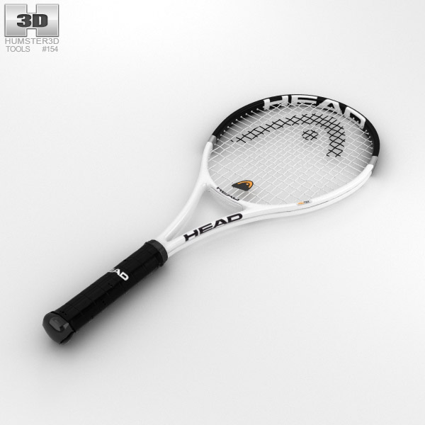 テニスラケット 3Dモデル