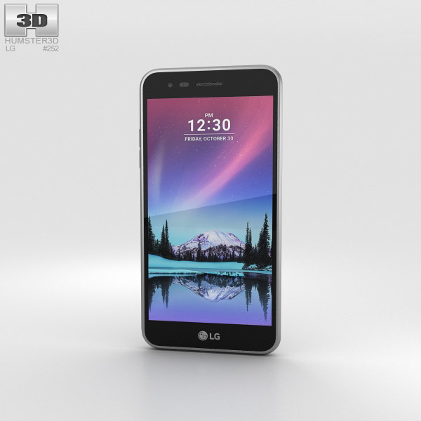 LG K4 (2017) Gray Modelo 3d