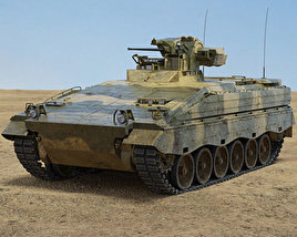 貂鼠式步兵戰車 3D模型