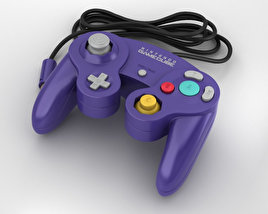 Nintendo GameCube 게임 컨트롤러 3D 모델 