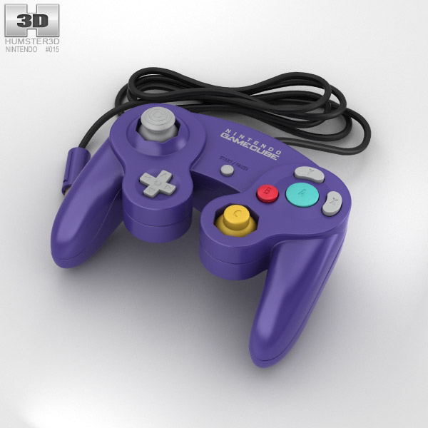 Nintendo GameCube Controlador Modelo 3D