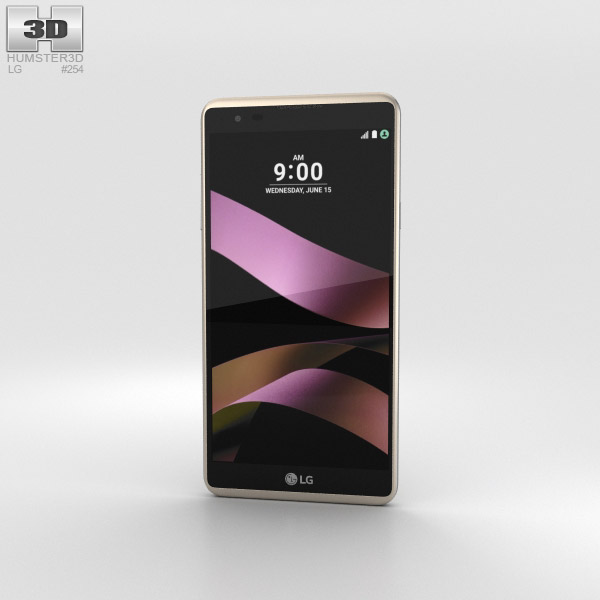 LG X Style Gold Modello 3D