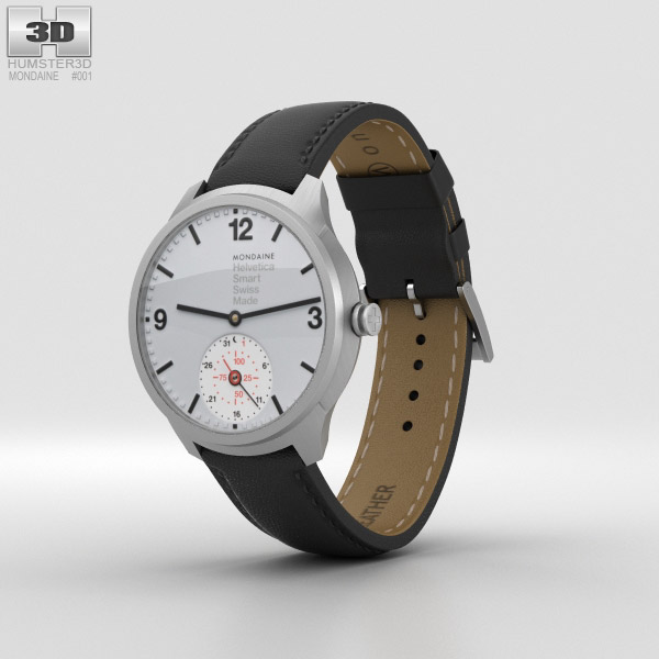 Mondaine Helvetica 1 Smartwatch 3D model