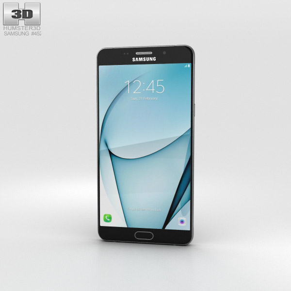 Samsung Galaxy A9 Pro (2016) Schwarz 3D-Modell
