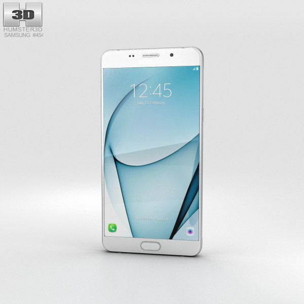 Samsung Galaxy A9 Pro (2016) Blanc Modèle 3D