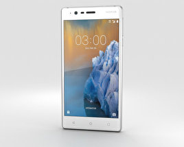 Nokia 3 Silver White 3D model