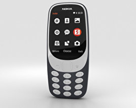 Nokia 3310 (2017) Dark Blue 3D model