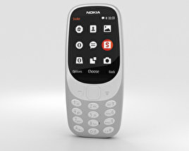 Nokia 3310 (2017) Grey 3D model