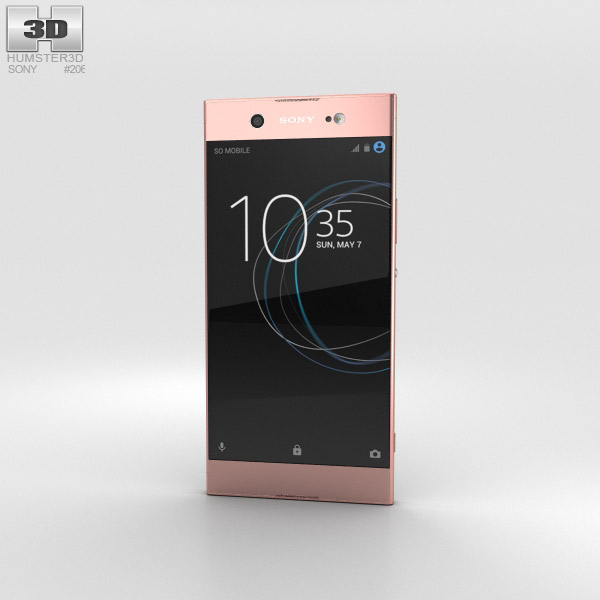 Sony Xperia XA1 Ultra Pink Modèle 3D