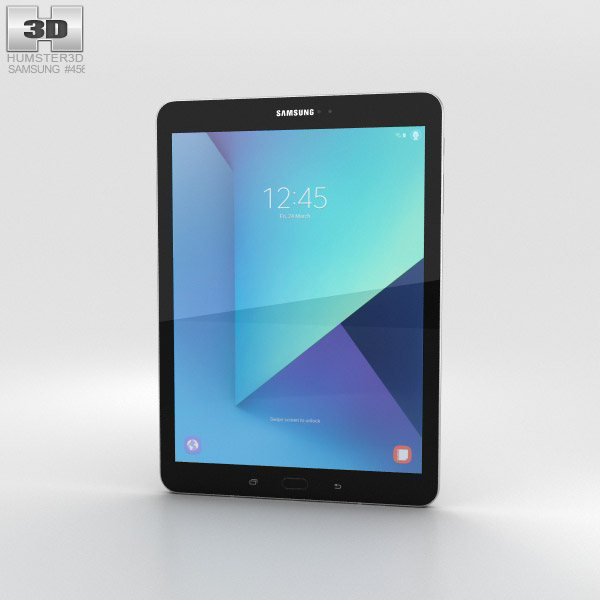 Samsung Galaxy Tab S3 9.7-inch Weiß 3D-Modell