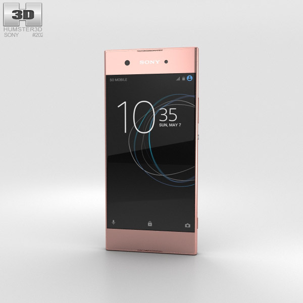Sony Xperia XA1 Pink Modèle 3D