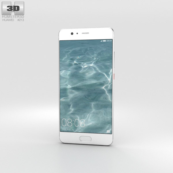 Huawei P10 Mystic Silver 3D-Modell