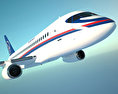 Sukhoi Superjet 100 3D модель