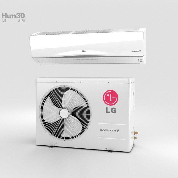 LG Air Conditioner 3D model