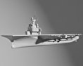 샤를 드 골 항공모함 3D 모델 